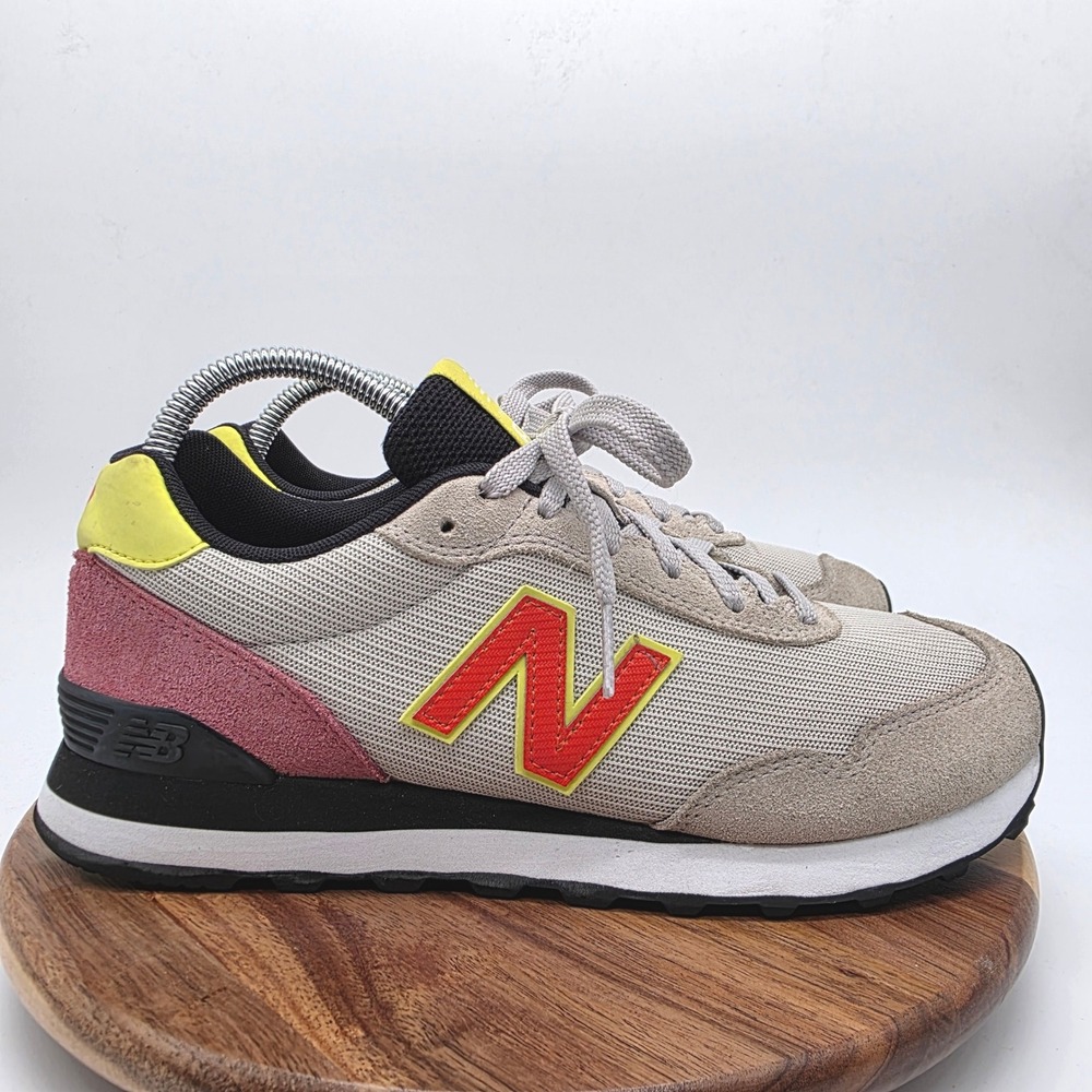 New Balance 515 V3 Women's 7.5 Tan Pink Yellow Retro Classic WL515BR3 Sneakers - Picture 4 of 11